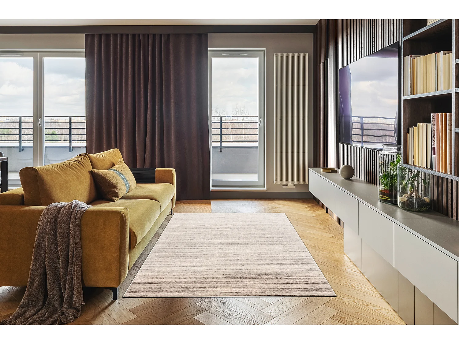 Tapis Laine ANGEL 7916 / 52044 Melange beige / gris 240x340 cm