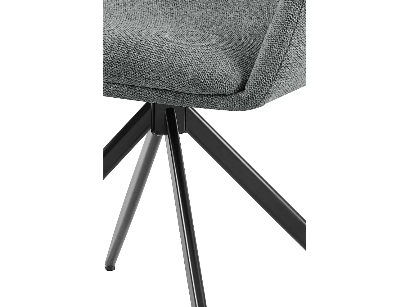 chaises avec accoudoirs - Tissu - Gris - Olema