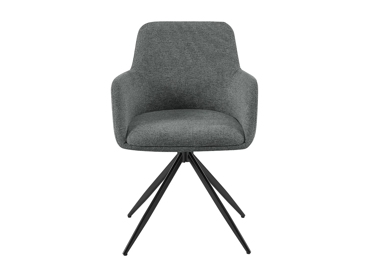 chaises avec accoudoirs - Tissu - Gris - Olema