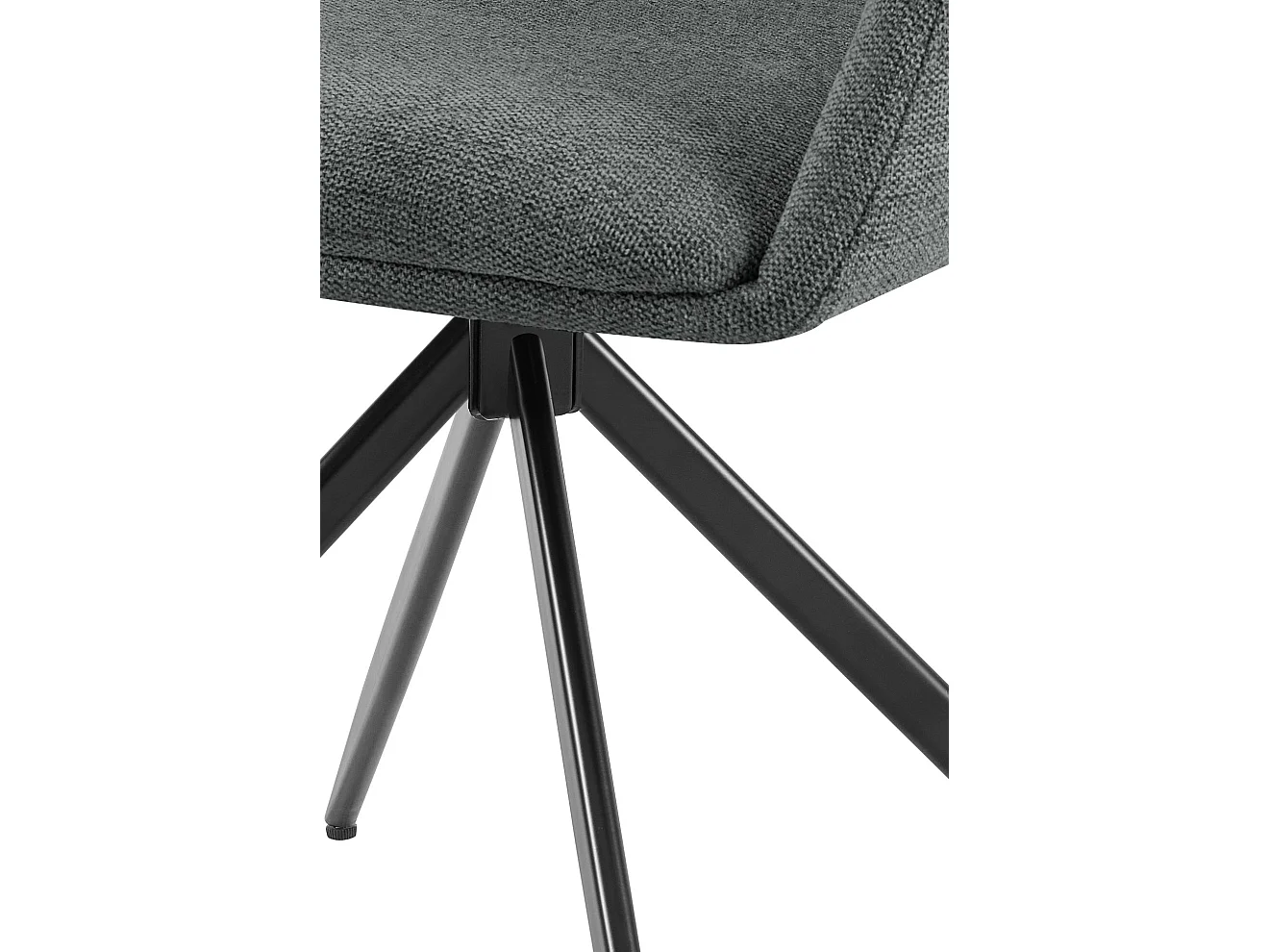 chaises avec accoudoirs - Tissu - Gris - Olema