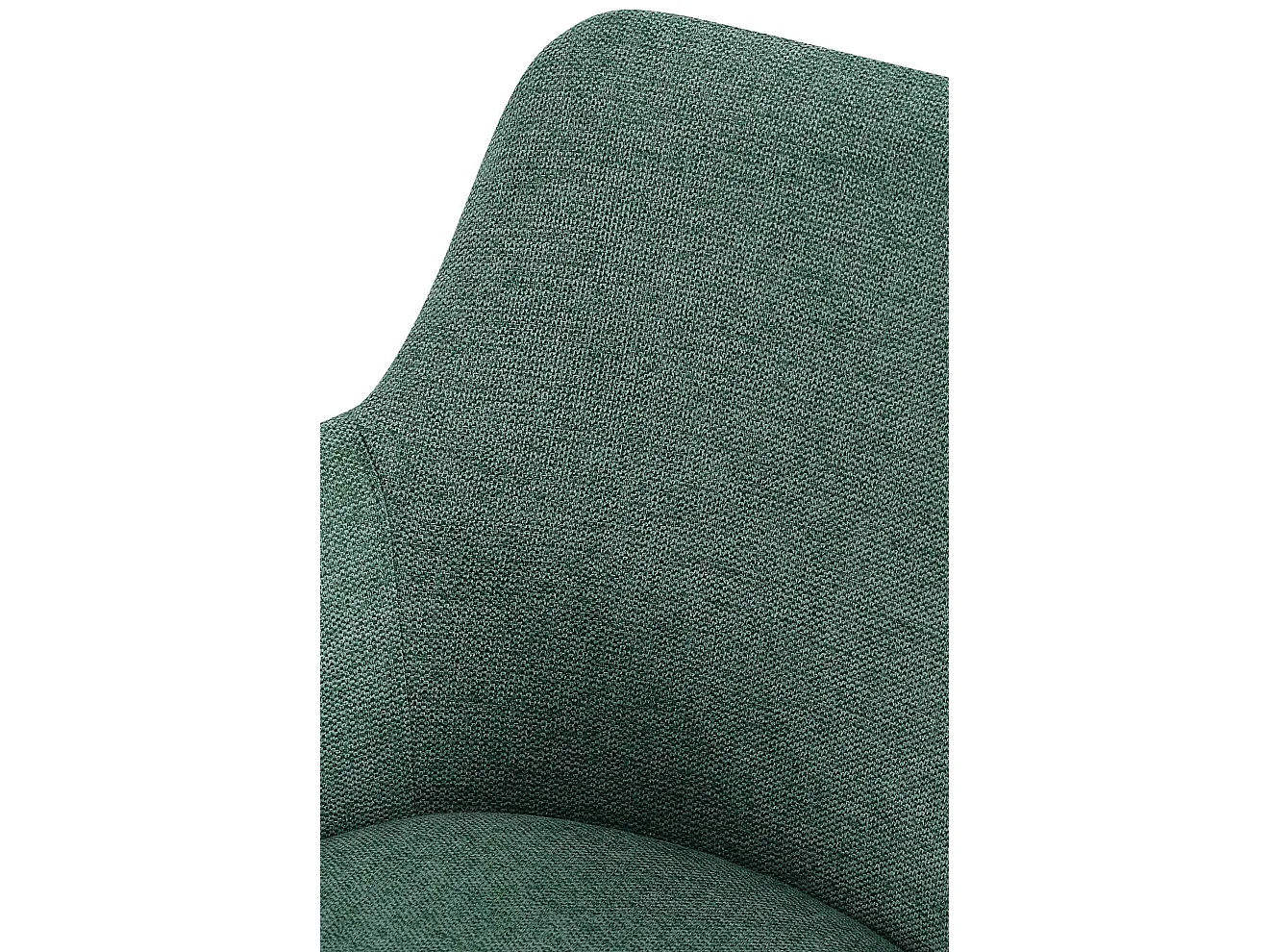 chaises avec accoudoirs - Tissu - Vert - Olema