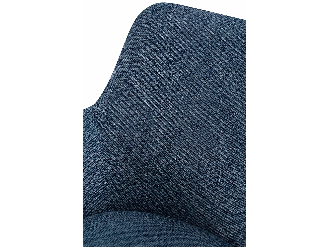 chaises avec accoudoirs - Tissu - Bleu - Olema