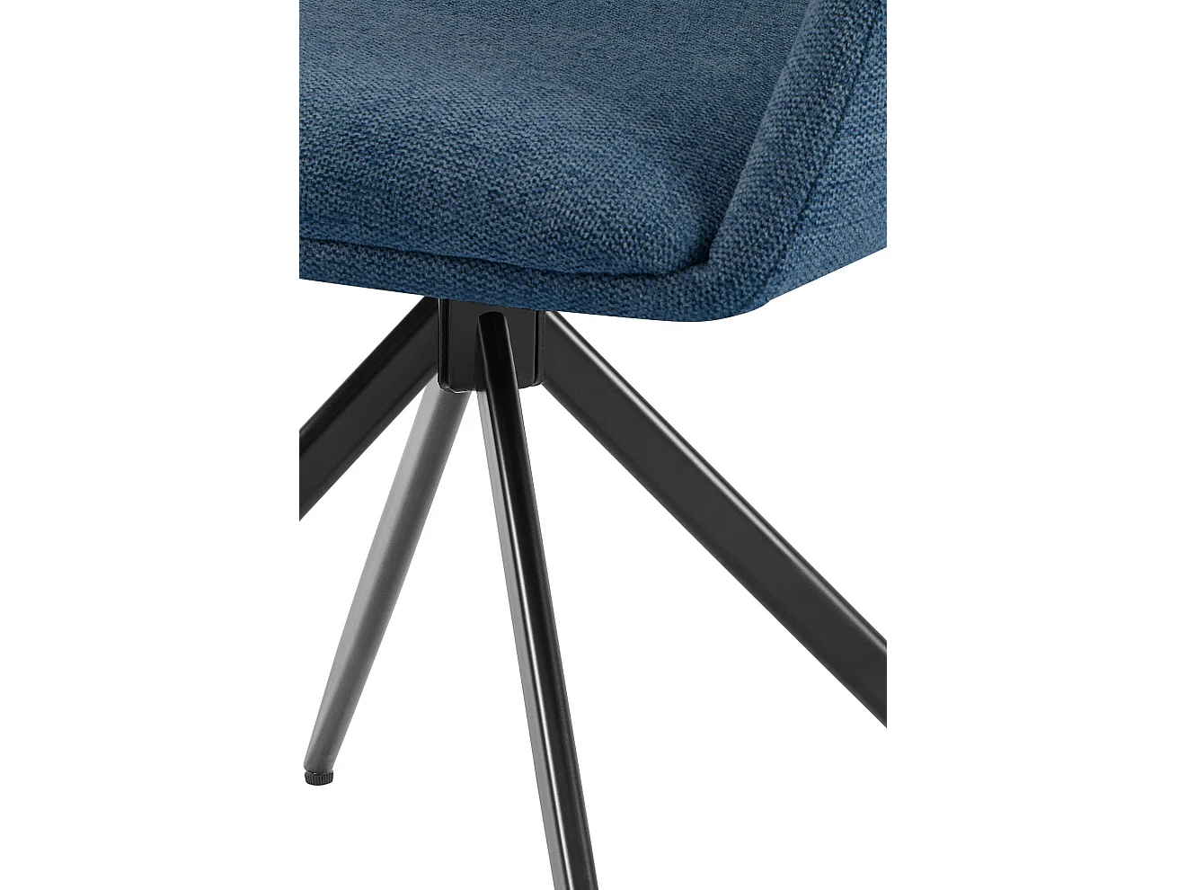 chaises avec accoudoirs - Tissu - Bleu - Olema