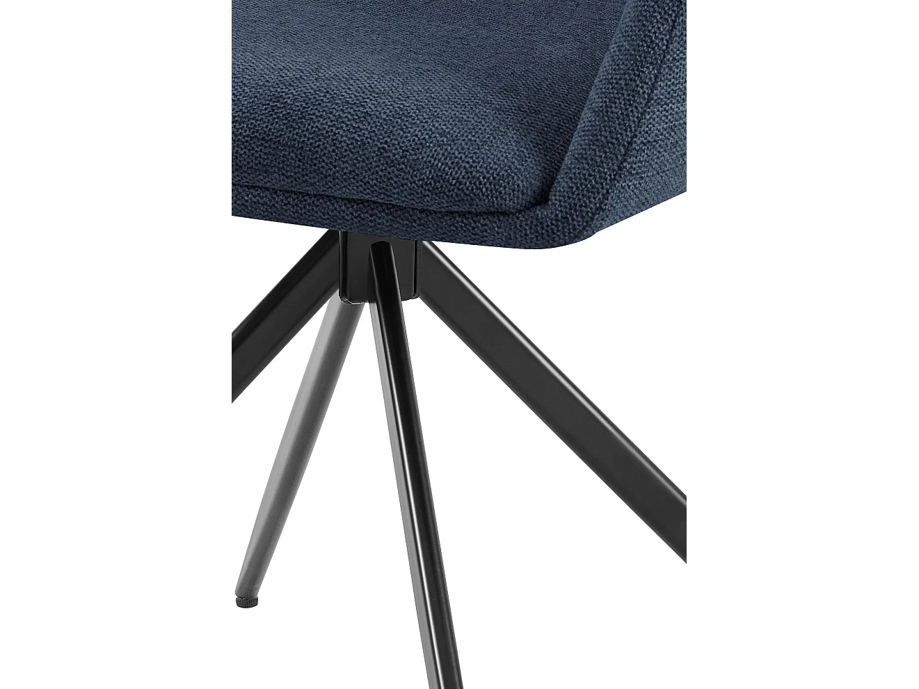 chaises avec accoudoirs - Tissu - Bleu - Olema