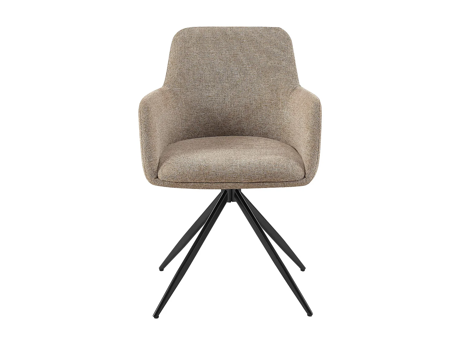 chaises avec accoudoirs - Tissu - Taupe - Olema