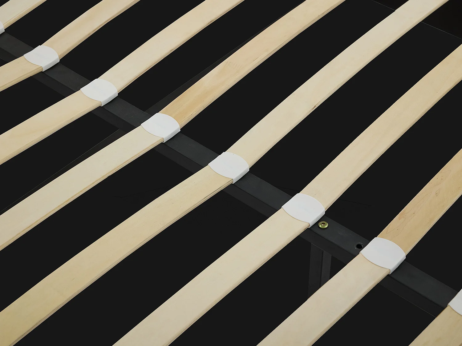 Lit coffre 180 x 200 cm - Tissu bouclette - Crème - LIRIMO