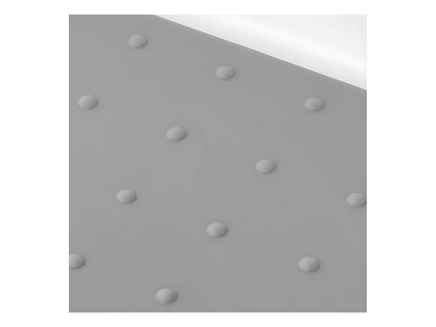 Range Couverts Blanc avec Surface en Caoutchouc Gris Antidérapante 33,2 x 9,5 x 5,2 cm