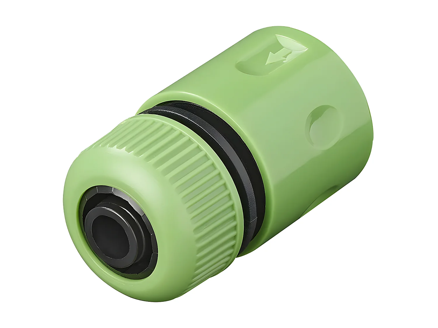 Connecteur pour tuyau d'arrosage toutes marques Ø 1/2-5/8" avec aquastop - Multicolore