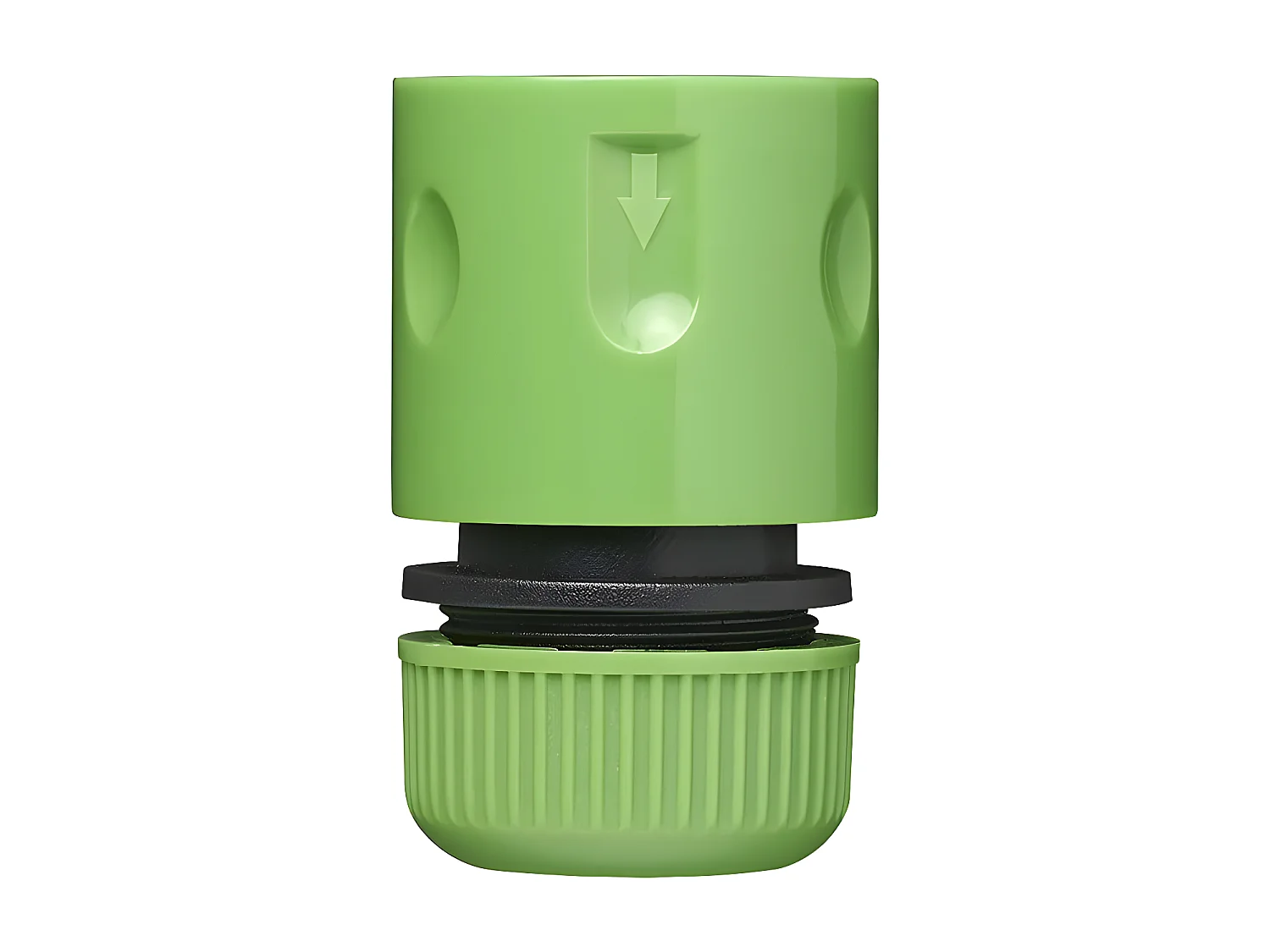 Connecteur pour tuyau d'arrosage toutes marques Ø 1/2-5/8" avec aquastop - Multicolore