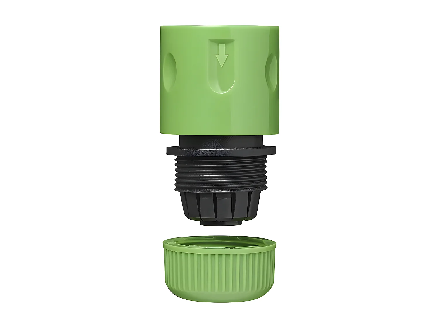 Connecteur pour tuyau d'arrosage toutes marques Ø 1/2-5/8" avec aquastop - Multicolore