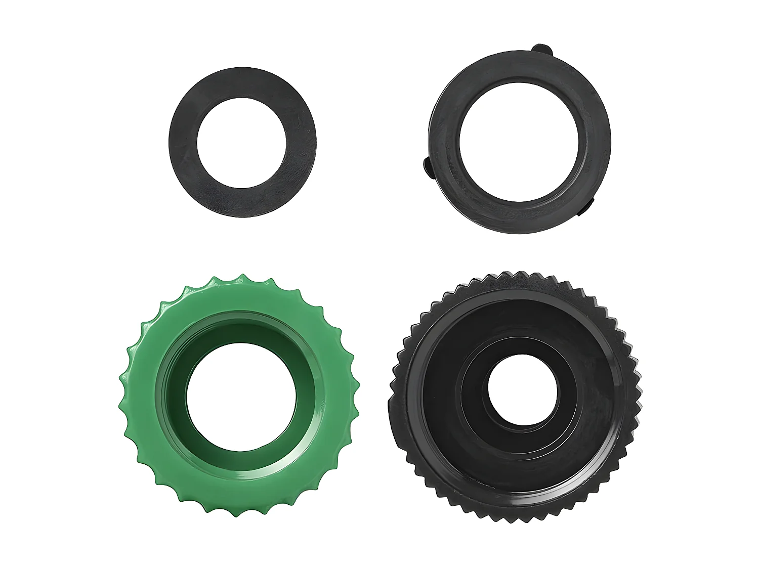 Adaptador de Torneira 2 em 1 para Roscas de 1/2" e 3/4" - Compatível com Todas as Grandes Marcas - Multicolorido