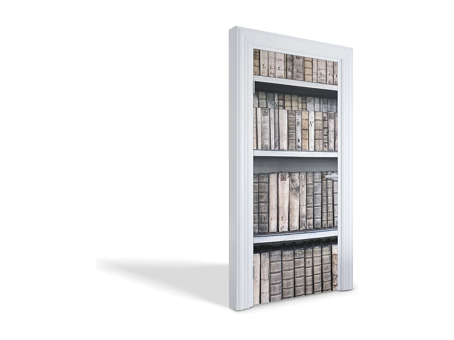 Selbstklebende Türaufkleber - Alte Bücher 95x205 cm