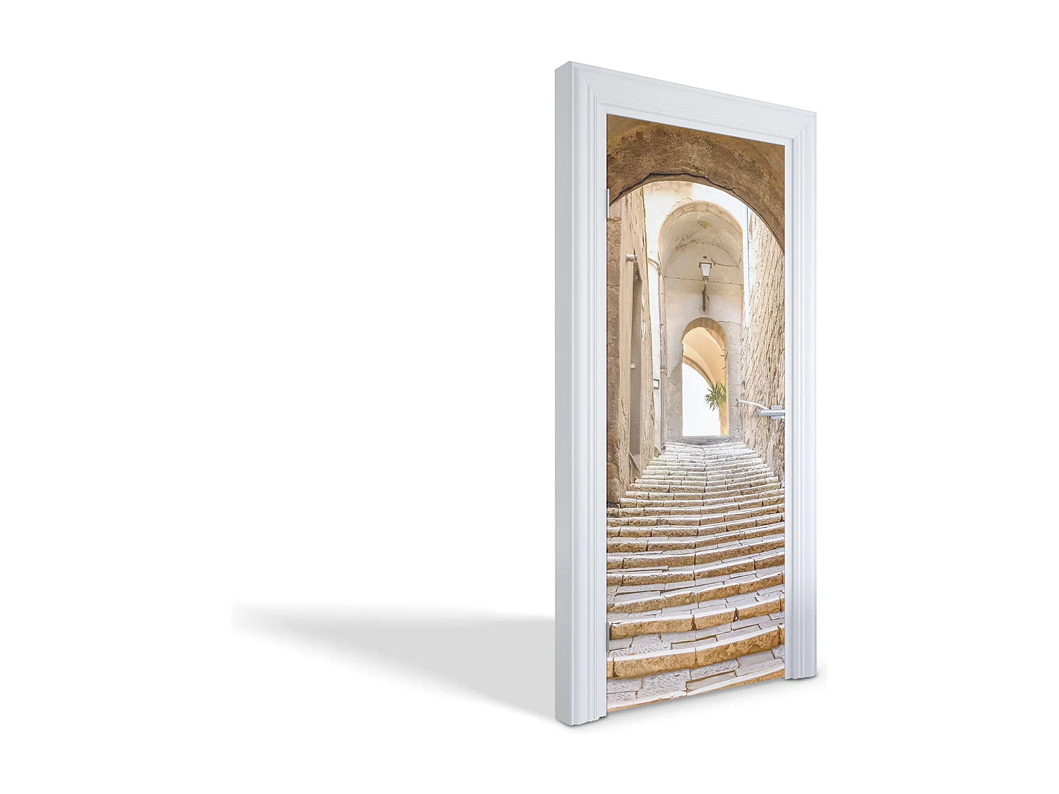 Vliesbehang voor binnendeuren - Stone Stairs 75x205 cm