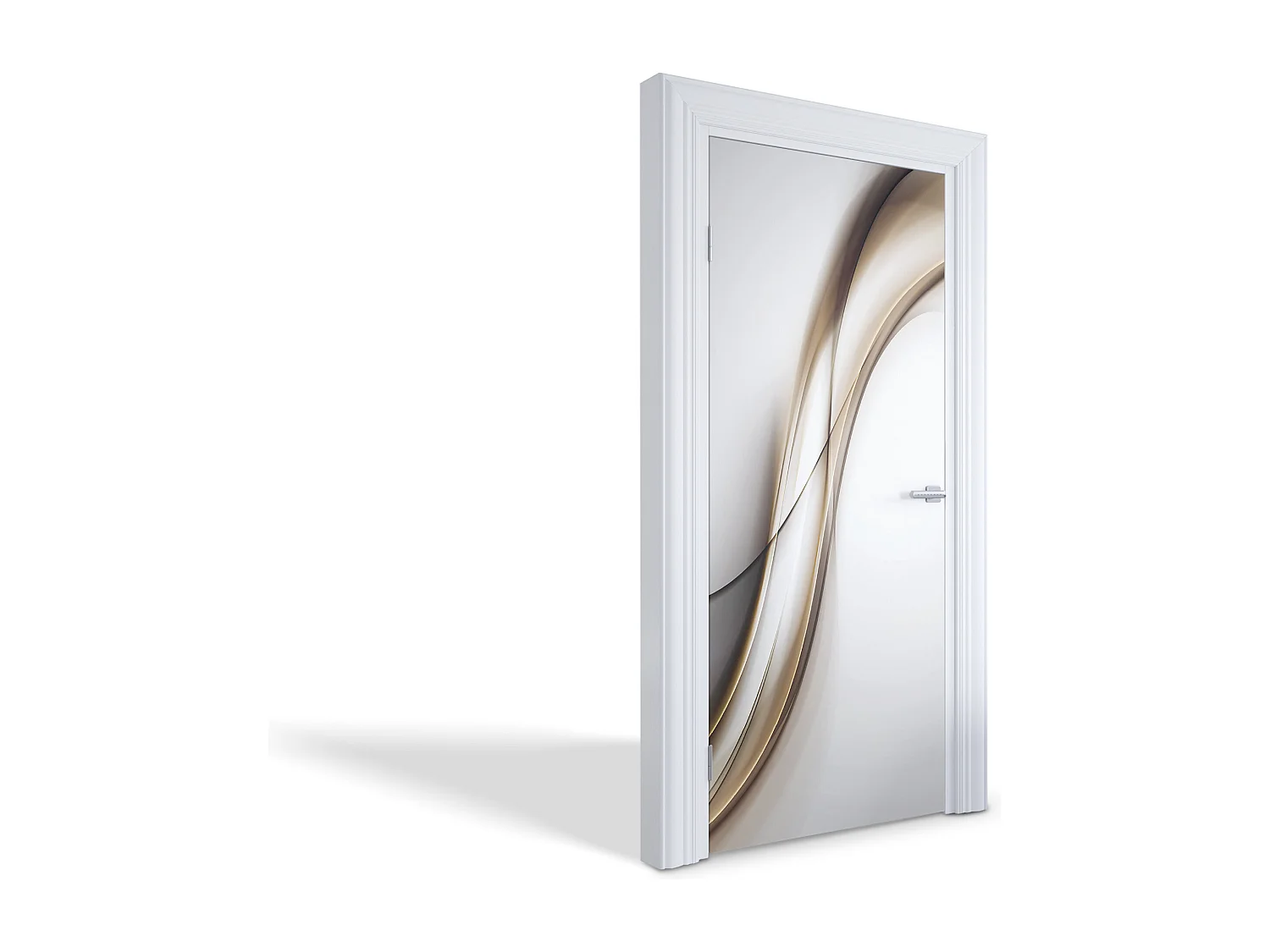 Fototapete für Innentüren - Abstrakte Wellen 95x205 cm