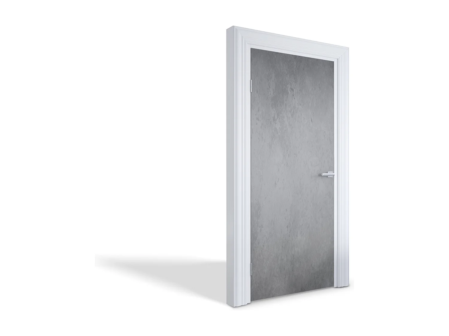 Dekorative Aufkleber für Innentüren - Graue Textur 95x205 cm