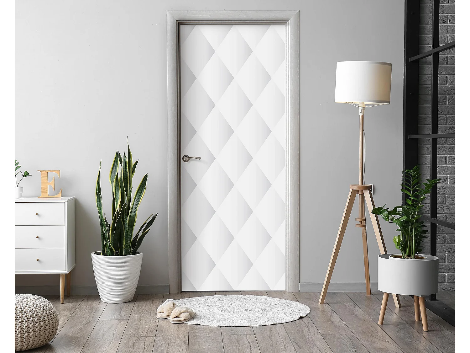 Fotobehang voor binnendeuren - Geometrisch patroon 75x205 cm