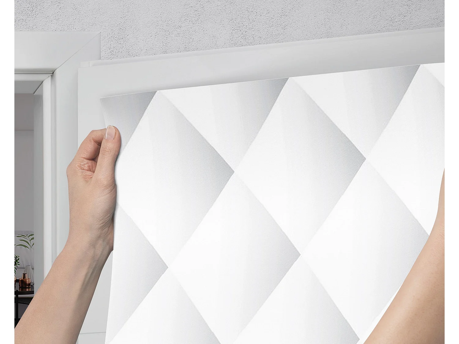 Fototapete für Innentüren - Geometrisches Muster 75x205 cm