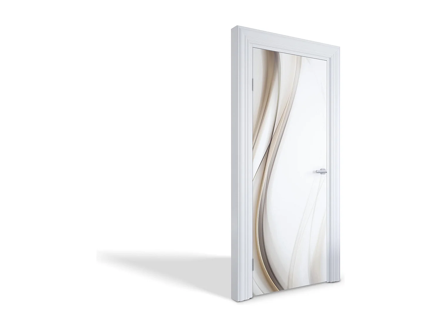 Papier peint photo pour portes intérieures - Vagues éthérées 75x205 cm