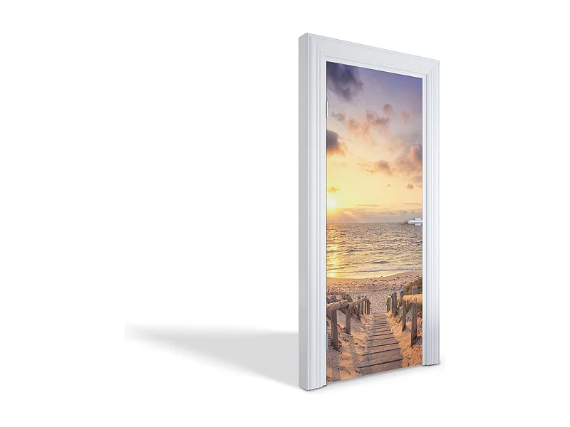 Dekorative Aufkleber für Innentüren - West by the Sea 75x205 cm