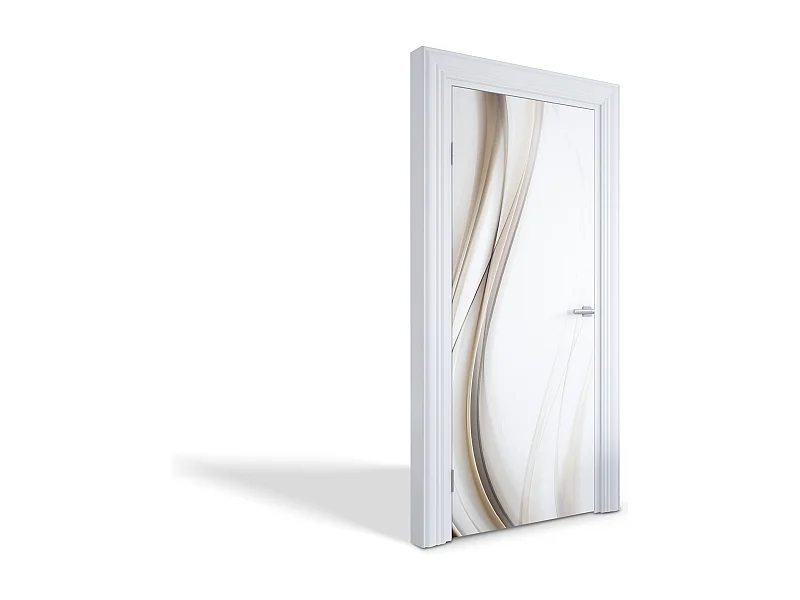 Papier peint photo pour portes intérieures - Vagues éthérées 85x205 cm