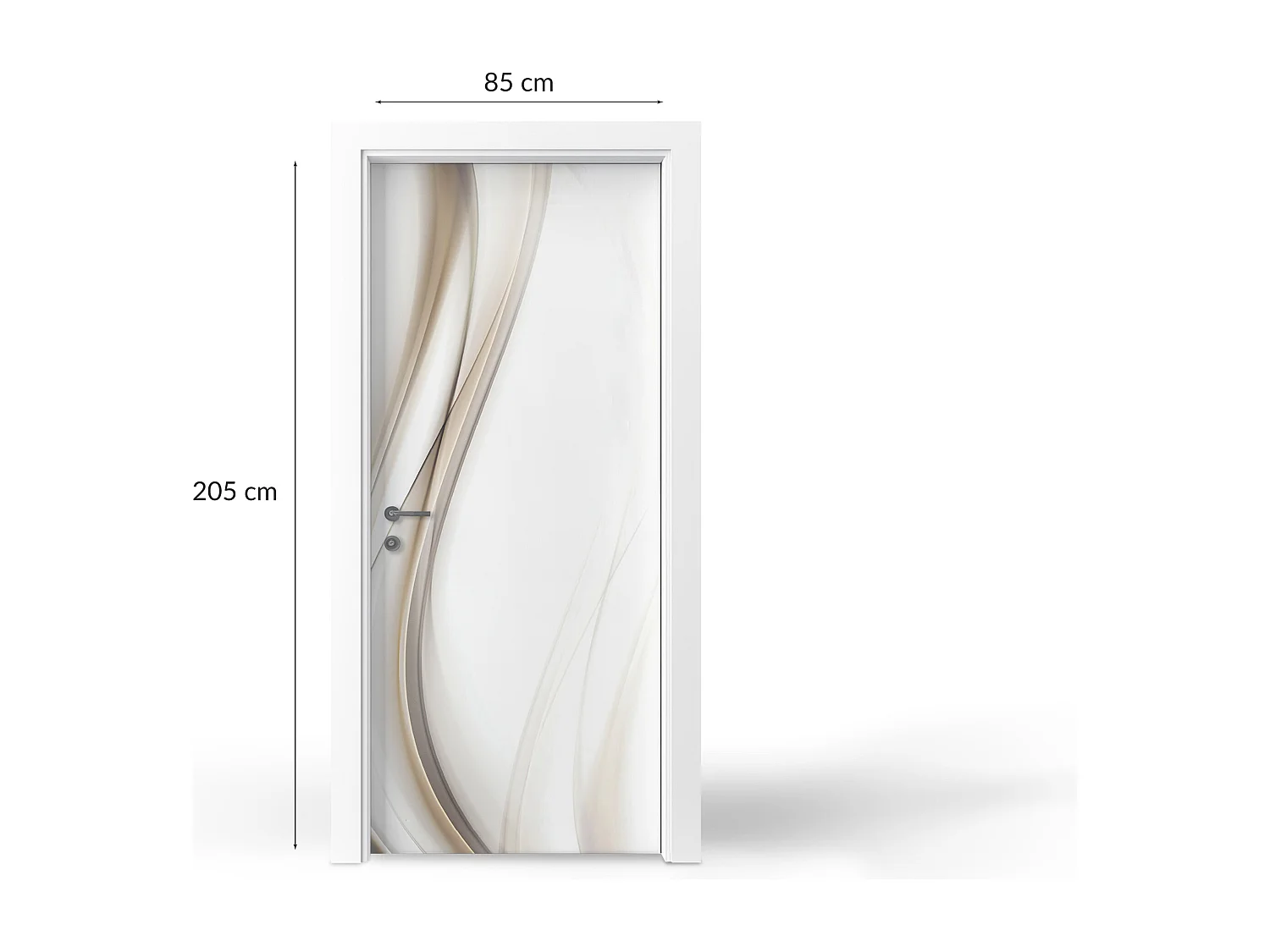 Fototapete für Innentüren - Ätherische Wellen 85x205 cm