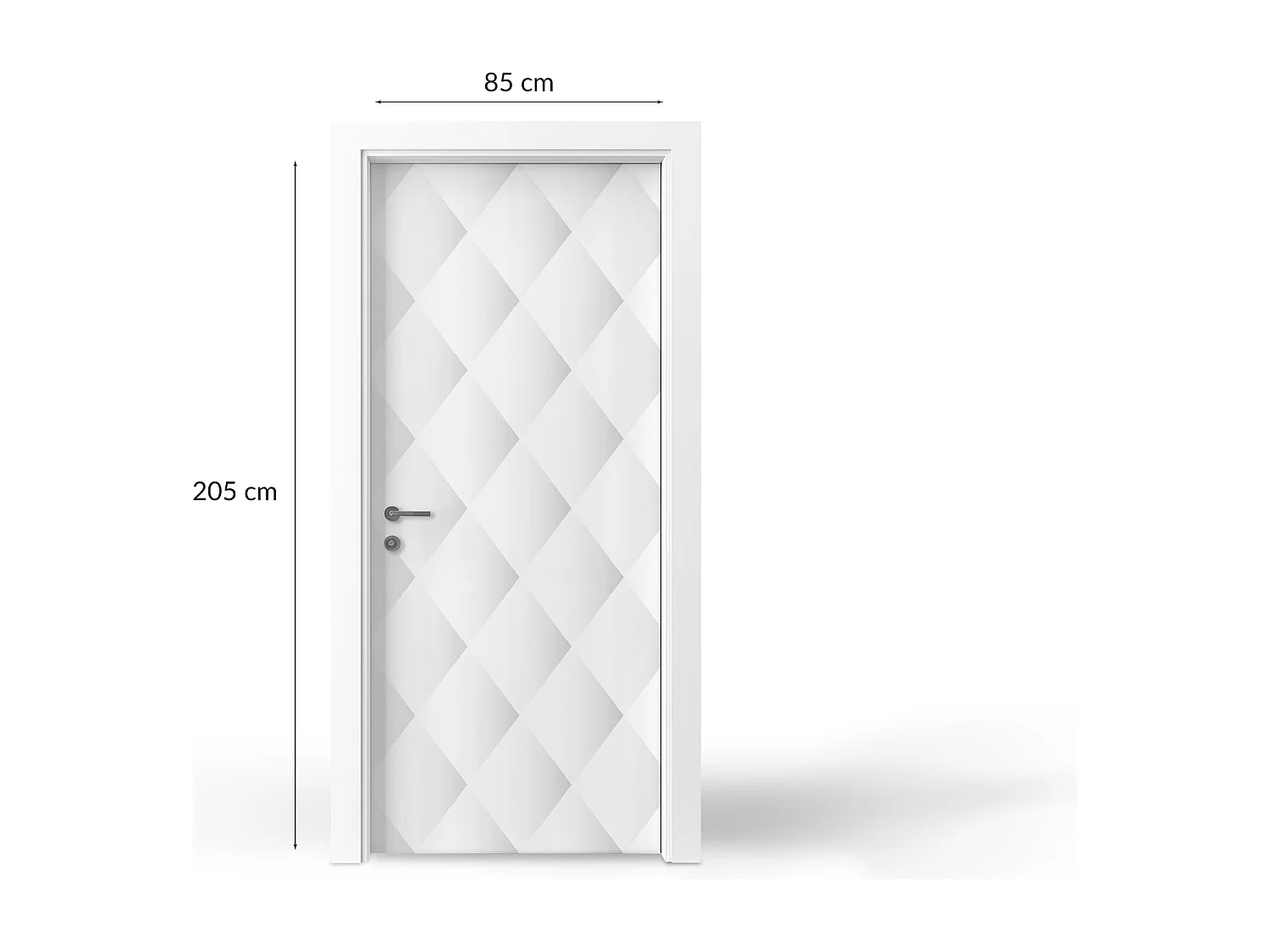 Papier peint photo porte intérieure - Motif géométrique 85x205 cm