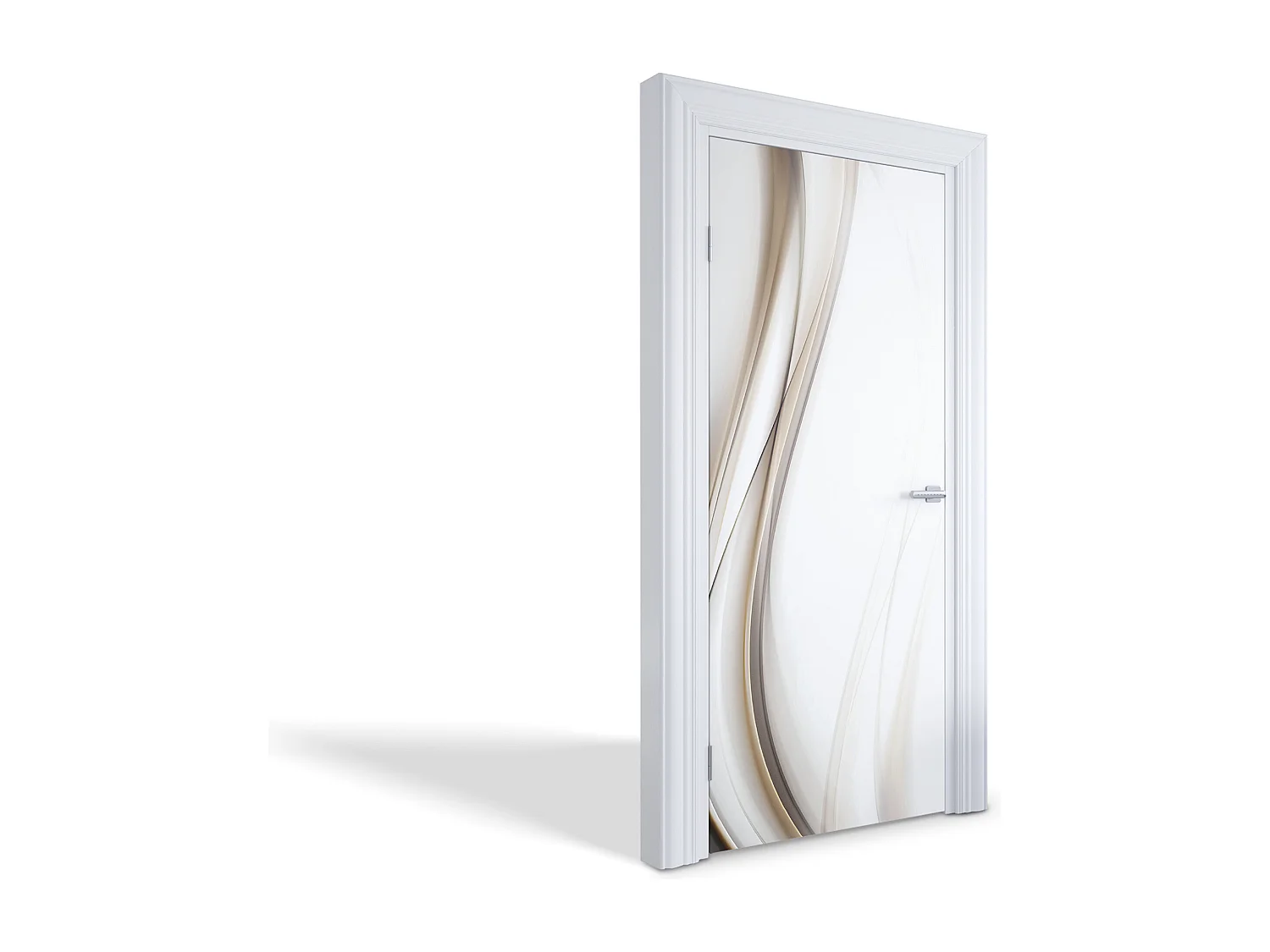 Papier peint photo pour portes intérieures - Vagues éthérées 95x205 cm