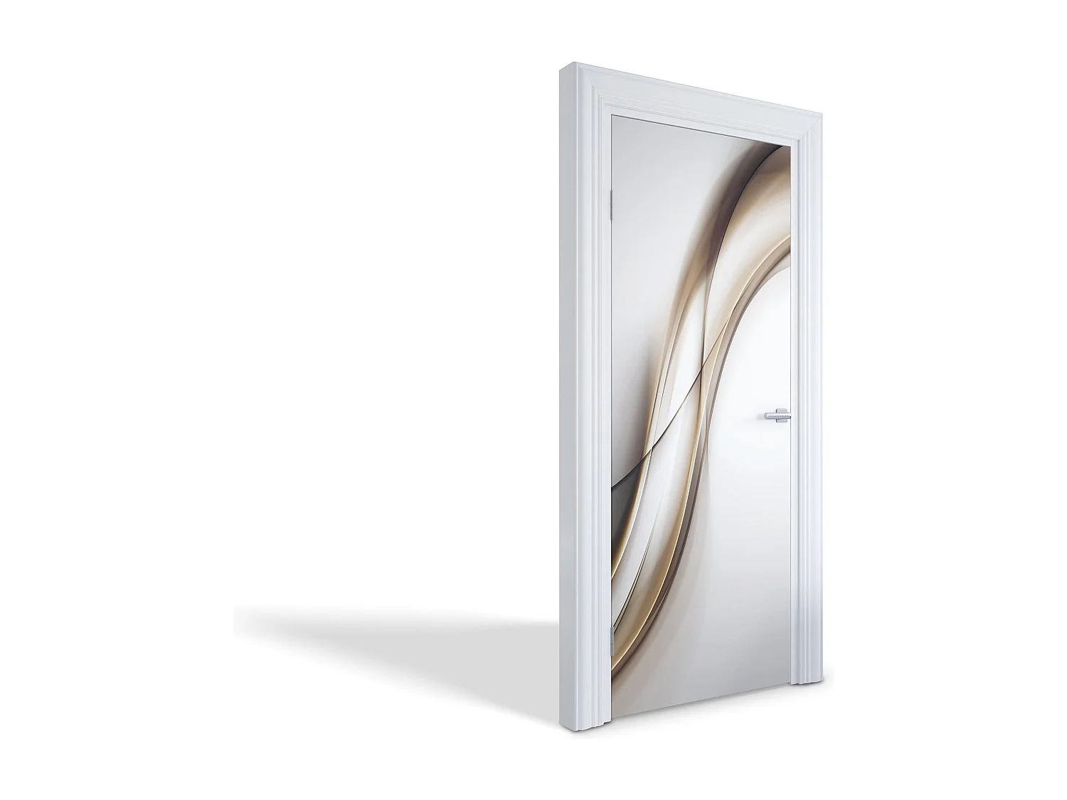 Fototapete für Innentüren - Abstrakte Wellen 75x205 cm