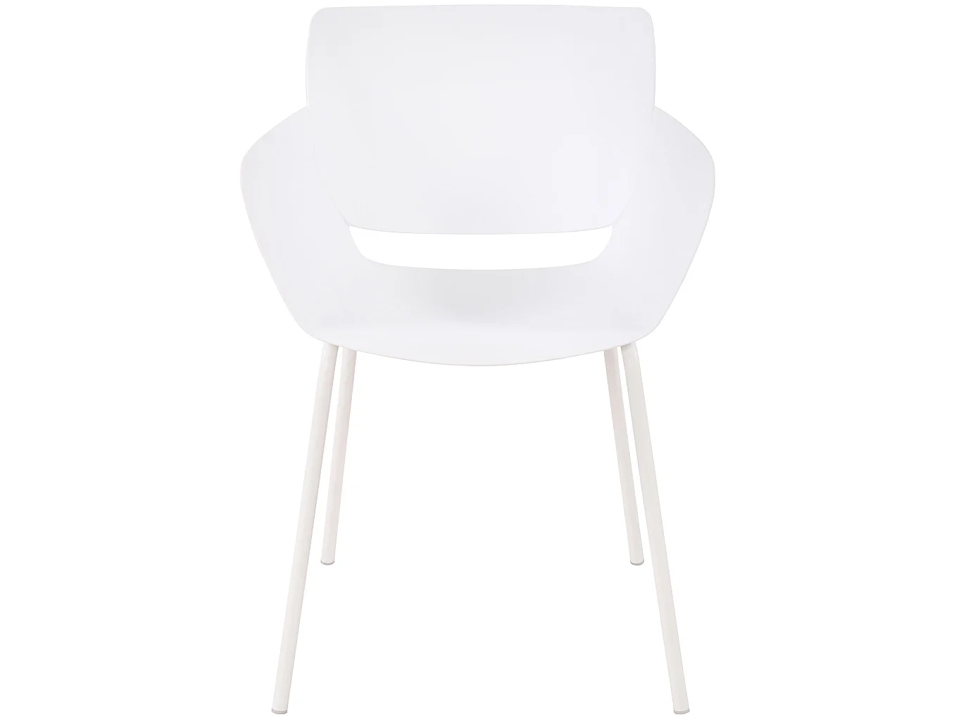 chaise salle à manger - Plastique - Blanc - Alpena