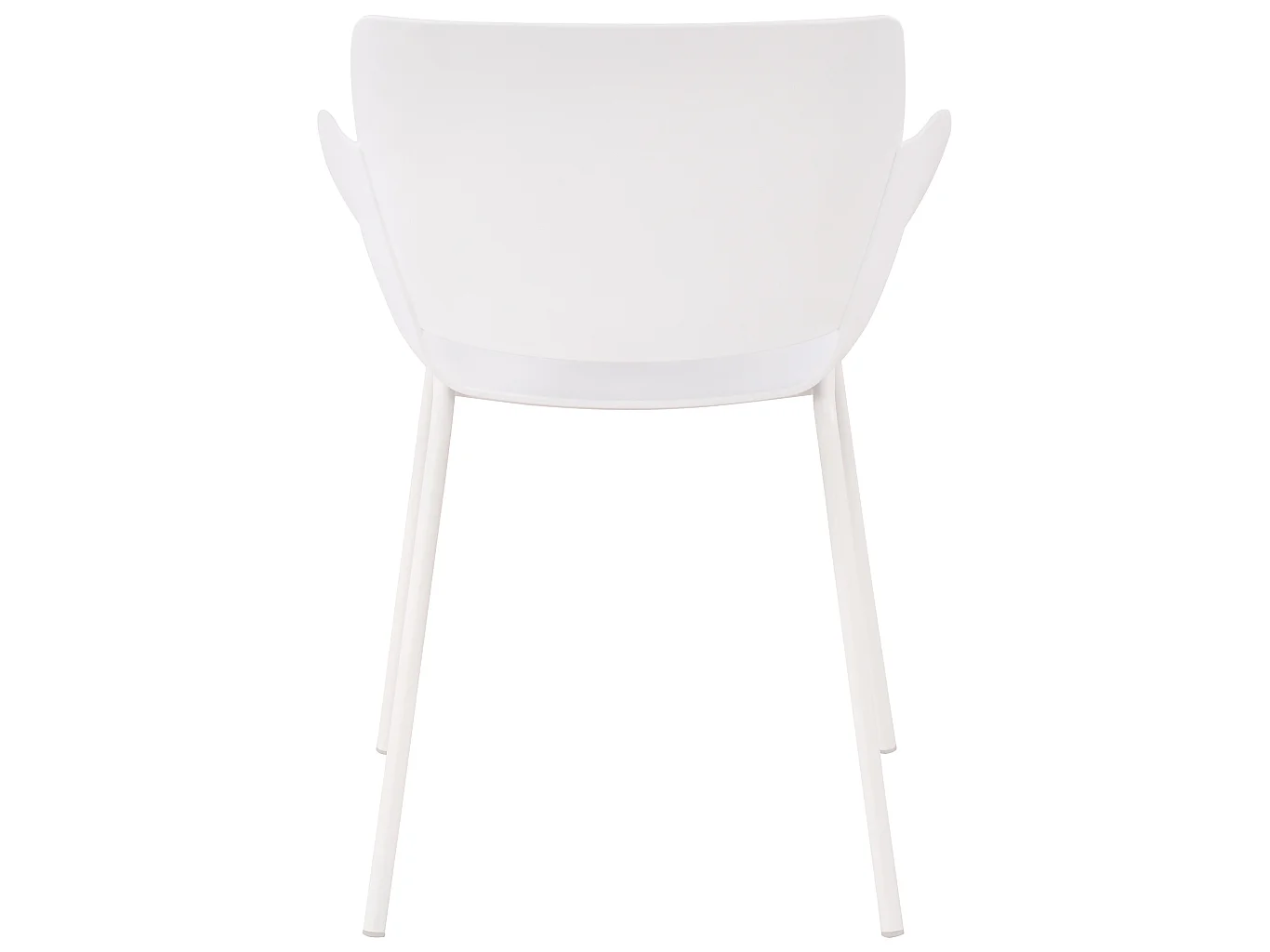 chaise salle à manger - Plastique - Blanc - Alpena