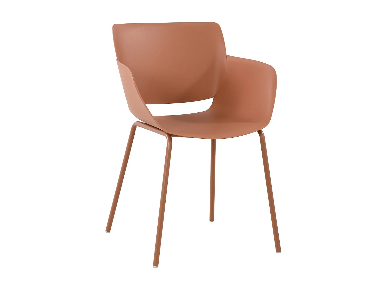 chaise salle à manger - Plastique - Terre cuite - Alpena