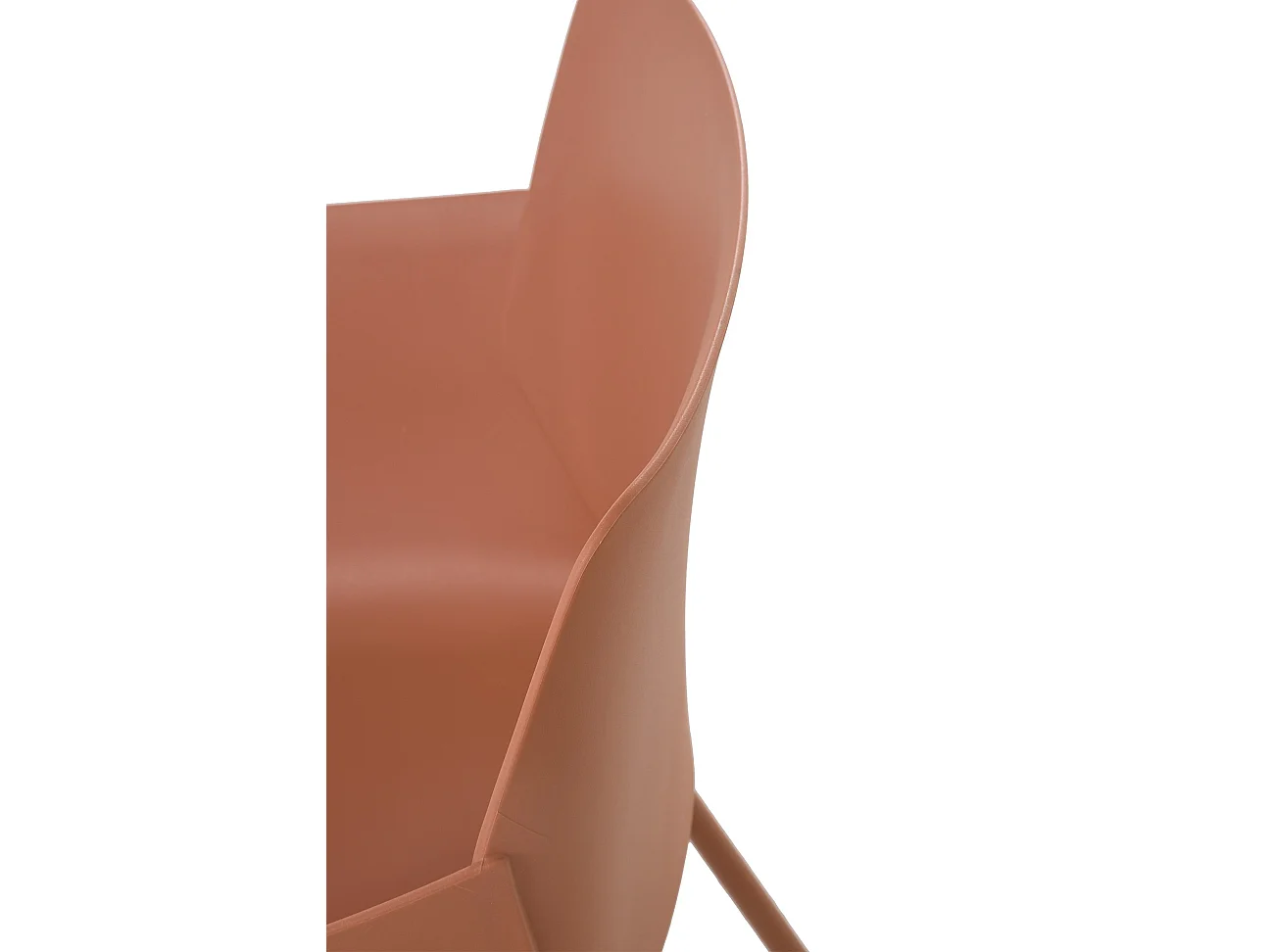 chaise salle à manger - Plastique - Terre cuite - Alpena