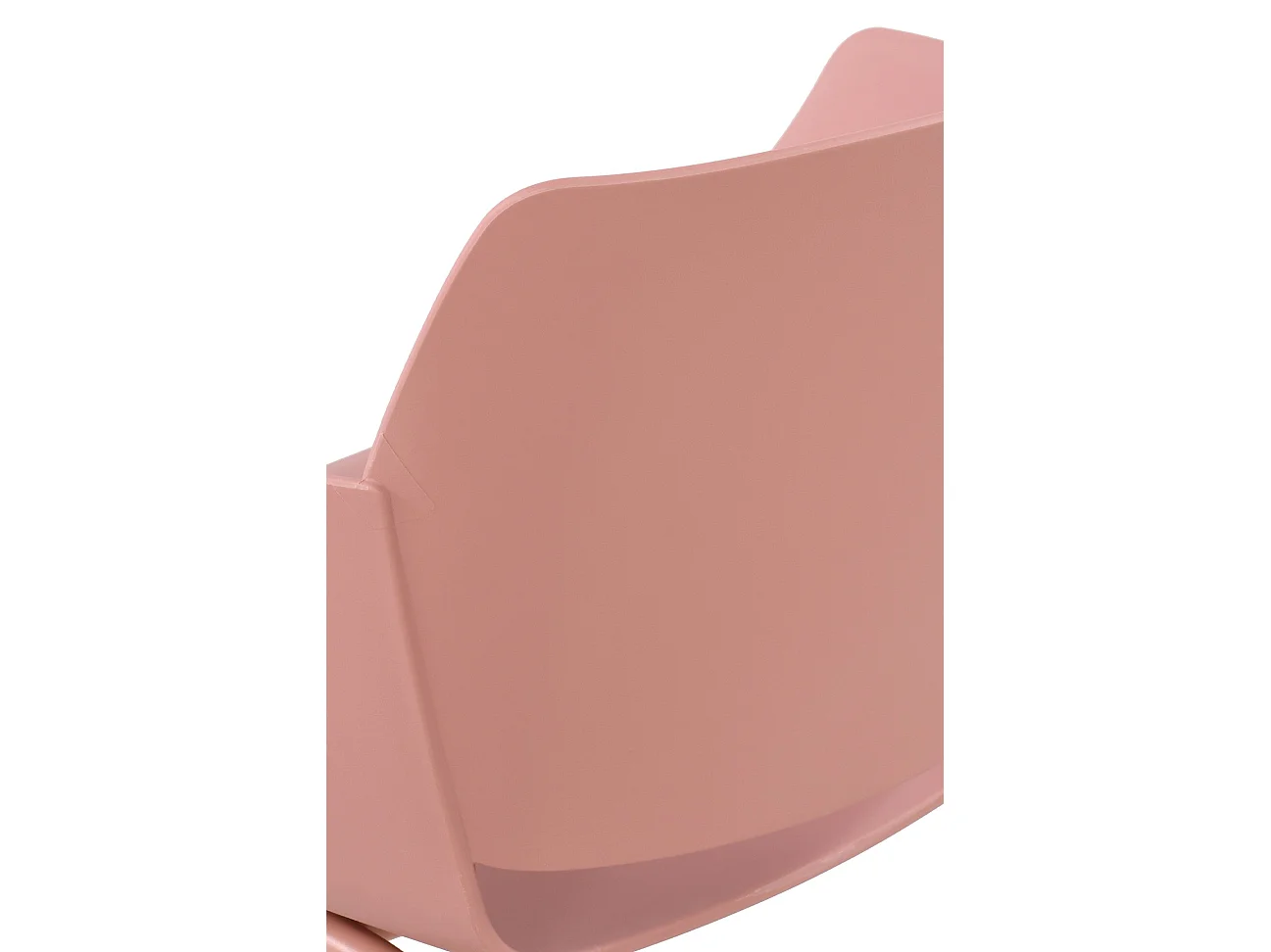 chaise salle à manger - Plastique - Rose - Alpena