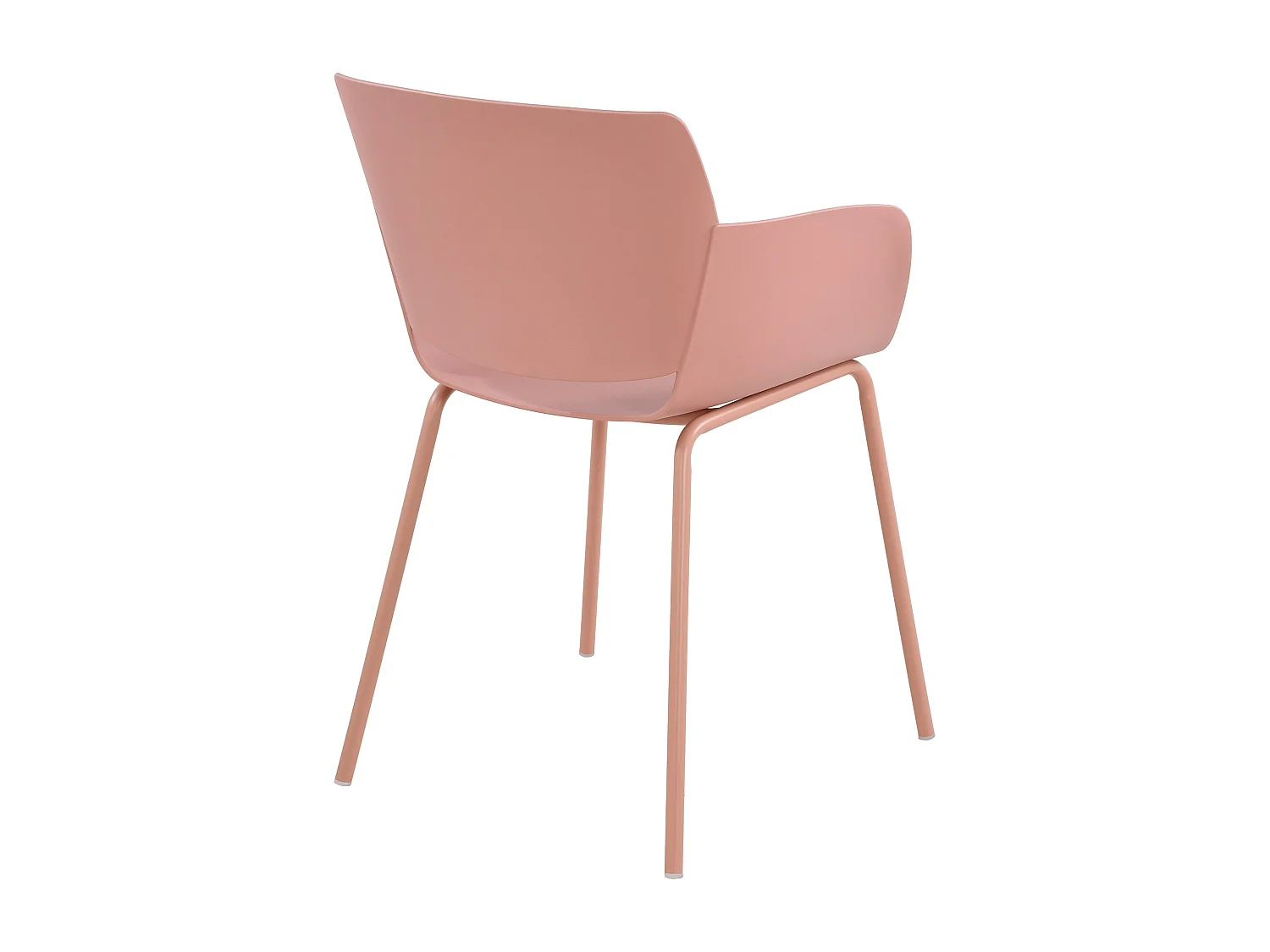 chaise salle à manger - Plastique - Rose - Alpena