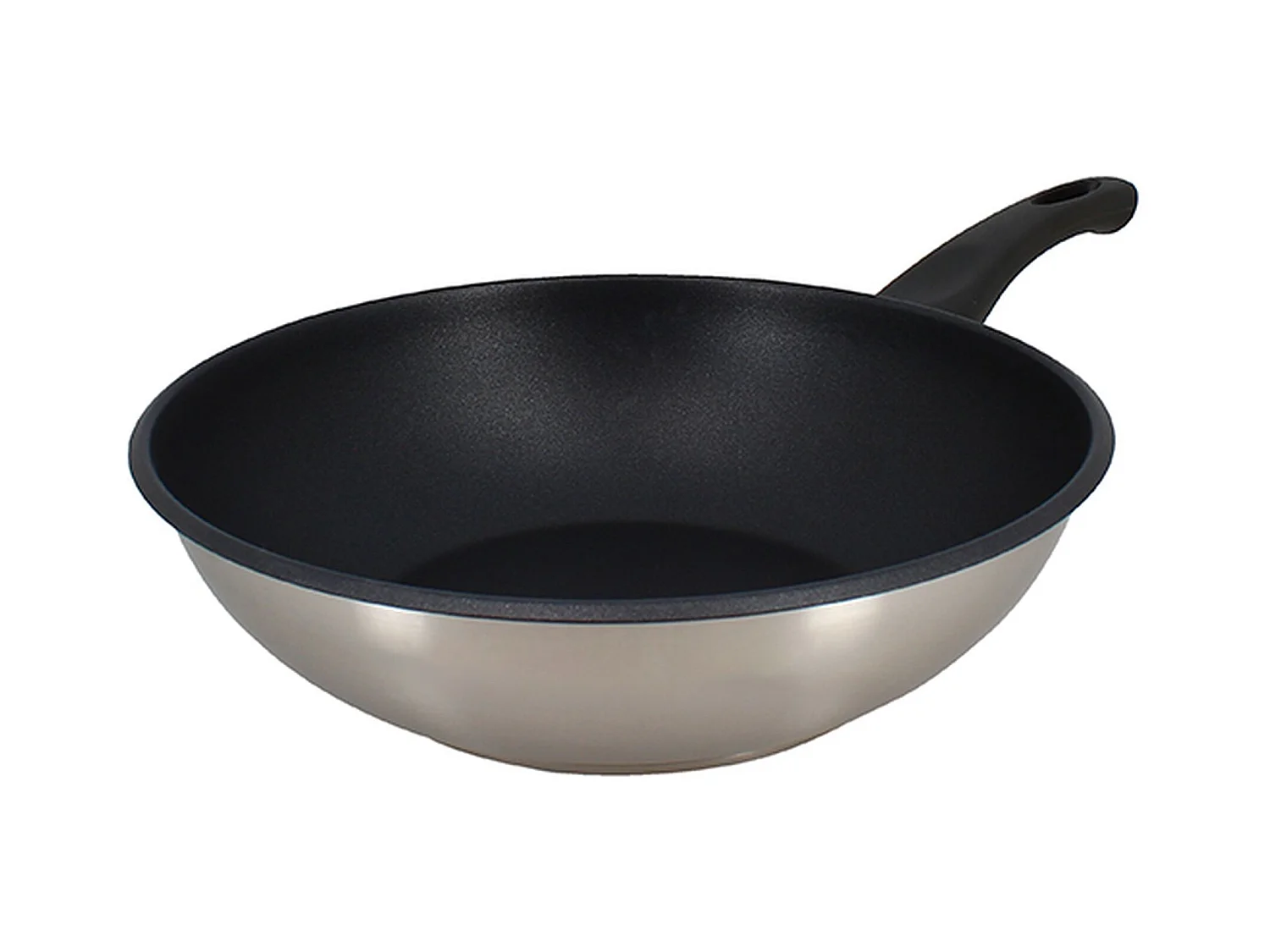 Menastyl - Wok First 28cm En Acier Inoxydable