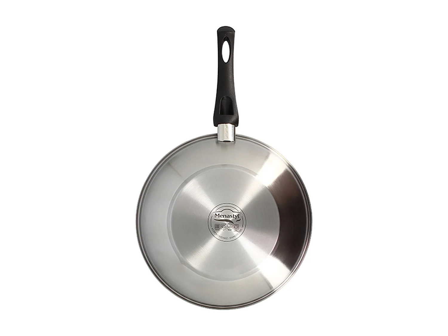Menastyl - Wok First 28cm En Acier Inoxydable