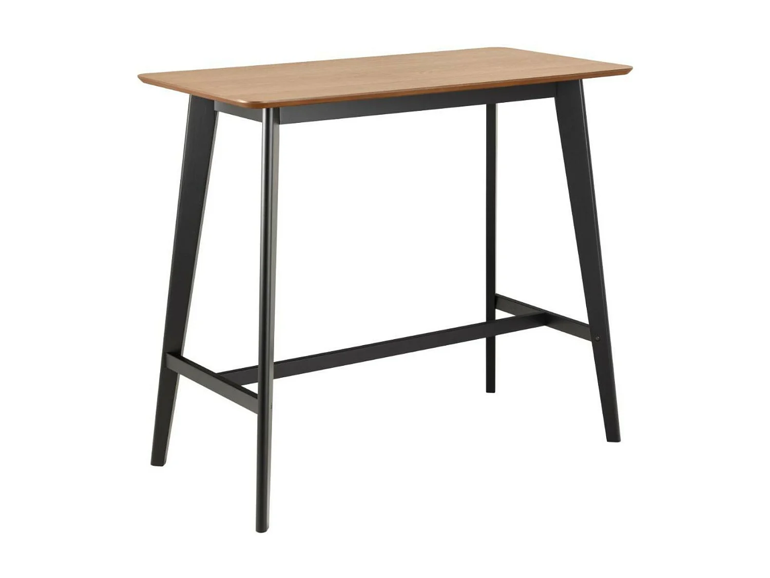 Table de bar et 4 tabourets de bar scandinaves en bois - LETA