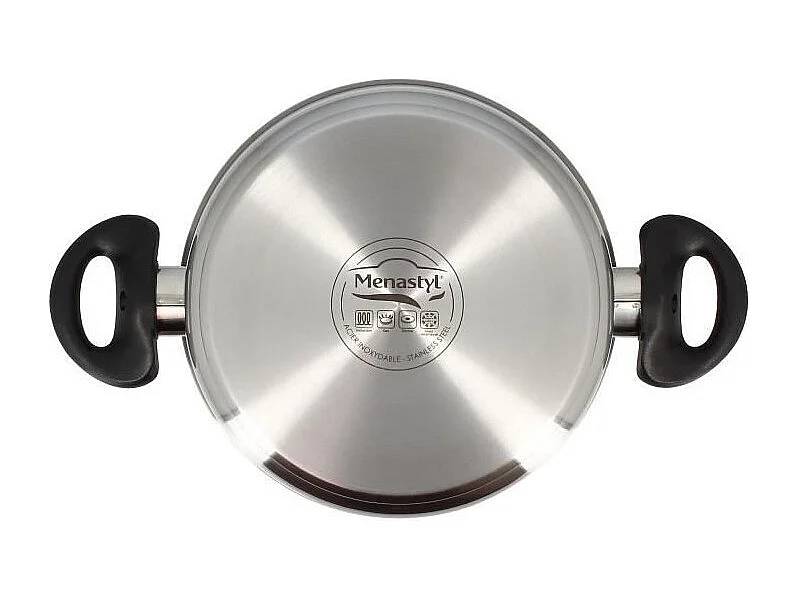 Menastyl - Faitout First 20cm En Acier Inoxydable Avec Couvercle