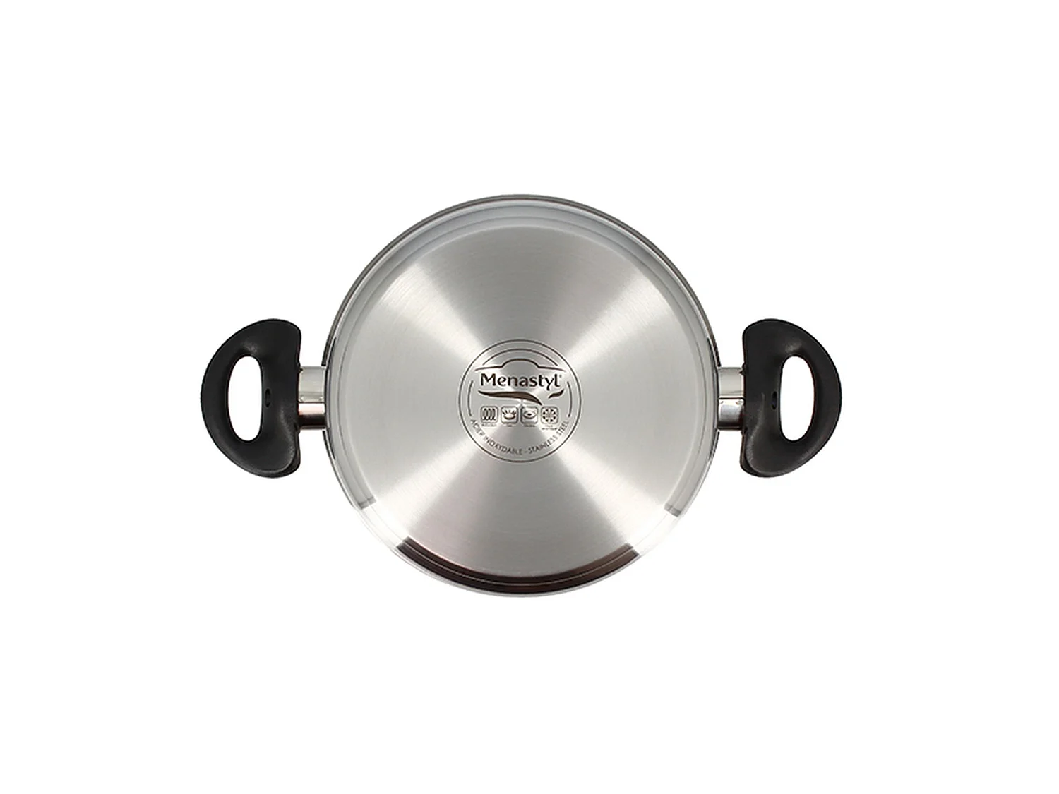 Menastyl - Faitout First 20cm En Acier Inoxydable Avec Couvercle