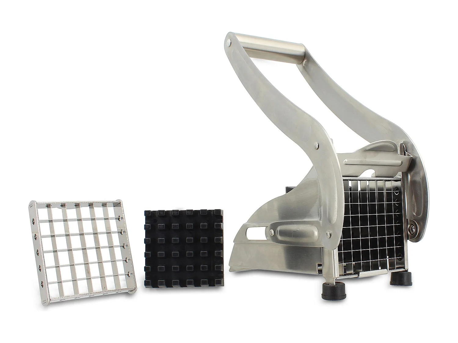 Menastyl - Coupe Frites Manuel 26x12cm En Acier Inoxydable