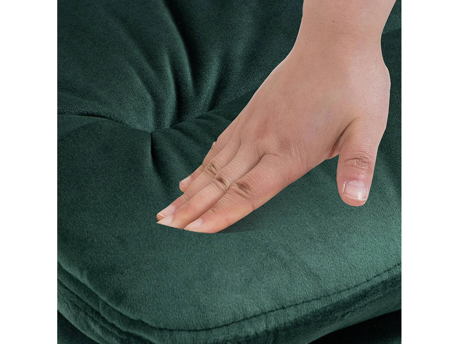 Tabouret de bar - Velours & Noir - Vert - Damar