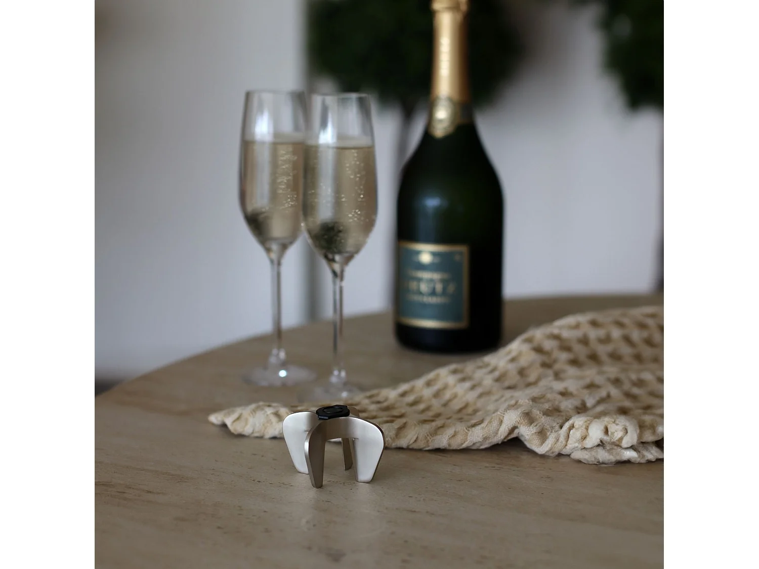 Ogo Living - Ouvre Bouteille De Champagne En Acier Inoxydable Deluxe