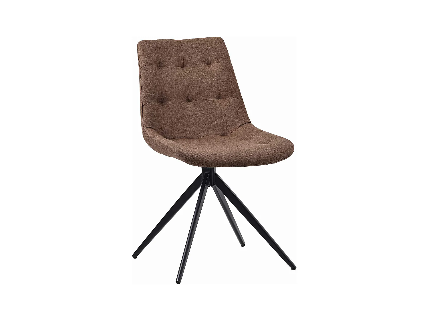 chaise salle à manger - Tissu - Taupe - Merna
