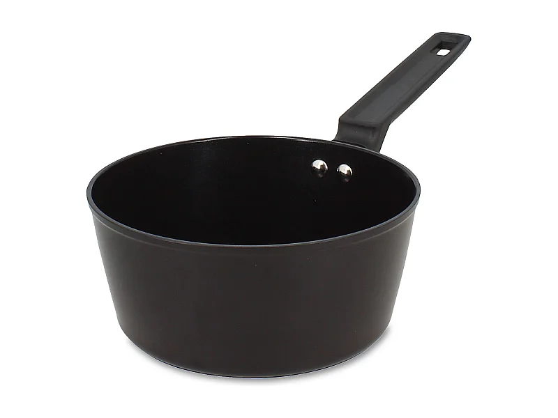 Menastyl - Casserole First 20cm En Aluminium Noir Induction
