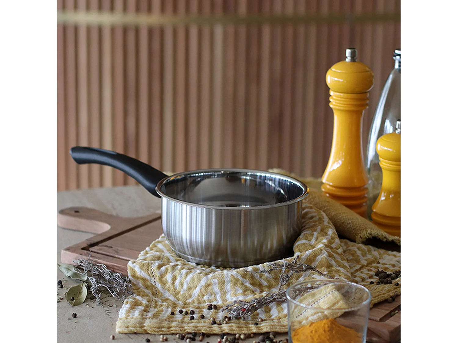 Menastyl - Casserole First 14cm En Acier Inoxydable