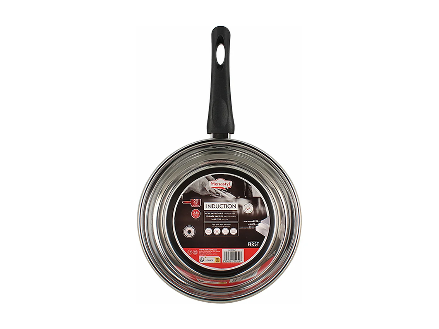 Menastyl - Casserole First 20cm En Acier Inoxydable