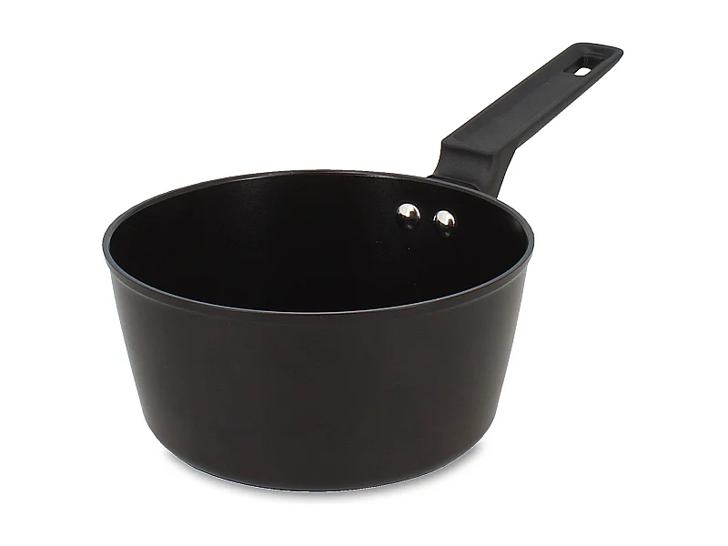 Menastyl - Casserole First 16cm En Aluminium Noir Induction
