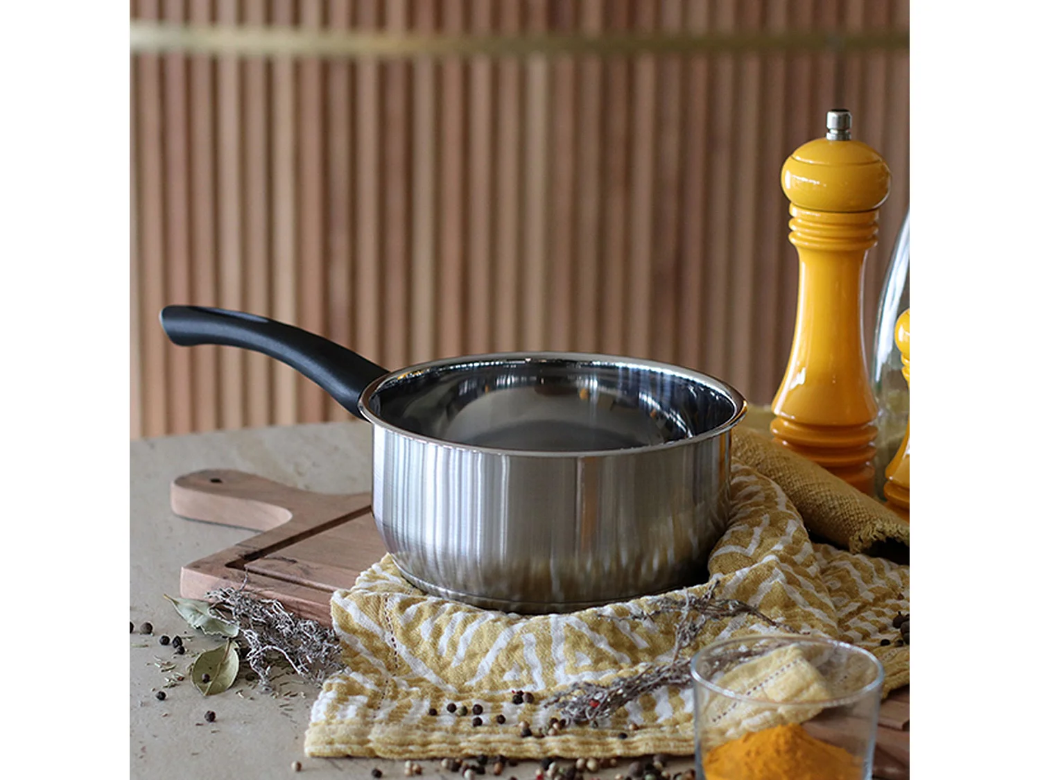 Menastyl - Casserole First 16cm En Acier Inoxydable