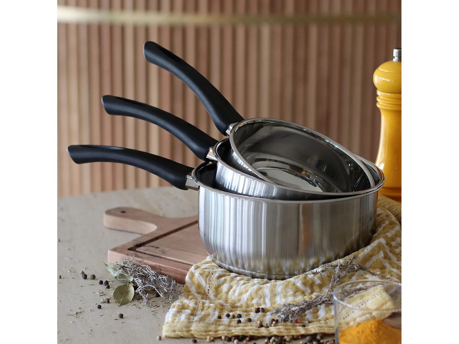 Menastyl - Casserole First 16cm En Acier Inoxydable