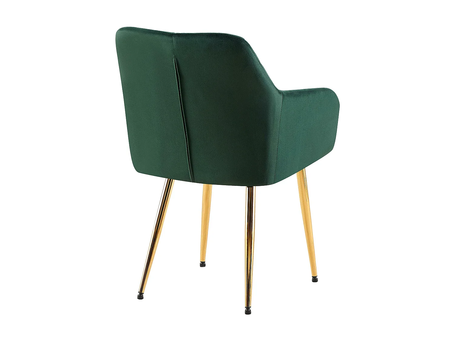 chaises avec accoudoirs - Velours - Vert - Monett